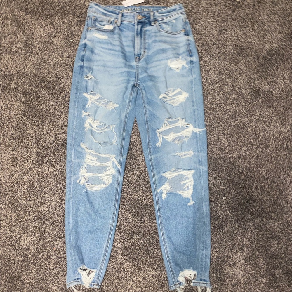american eagle mom jeans